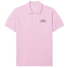 Теннисное поло Lacoste Classic Fit Graphic Branding - albizia