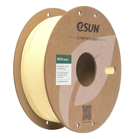 Пластик для 3D-печати eSUN PETG-Matte, 1,75 мм, 1 кг, миндально-жёлтый, PETG-MT175O-AY1Y1