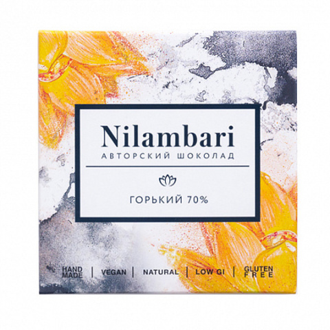 Nilambari шоколад горький 70% 65 г