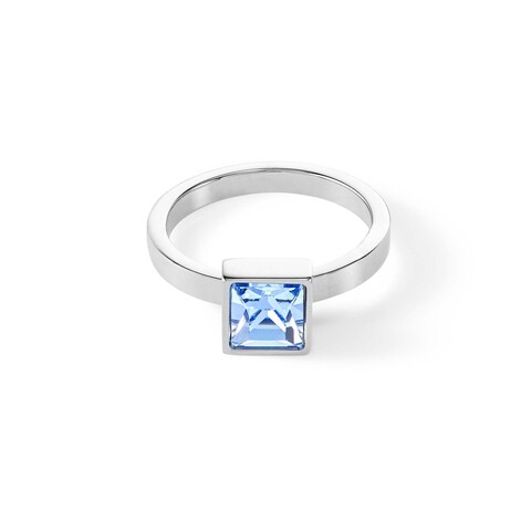 Кольцо Coeur de Lion Light Blue-Silver 18.5 мм 0500/40-0741 58 цвет голубой, серебряный
