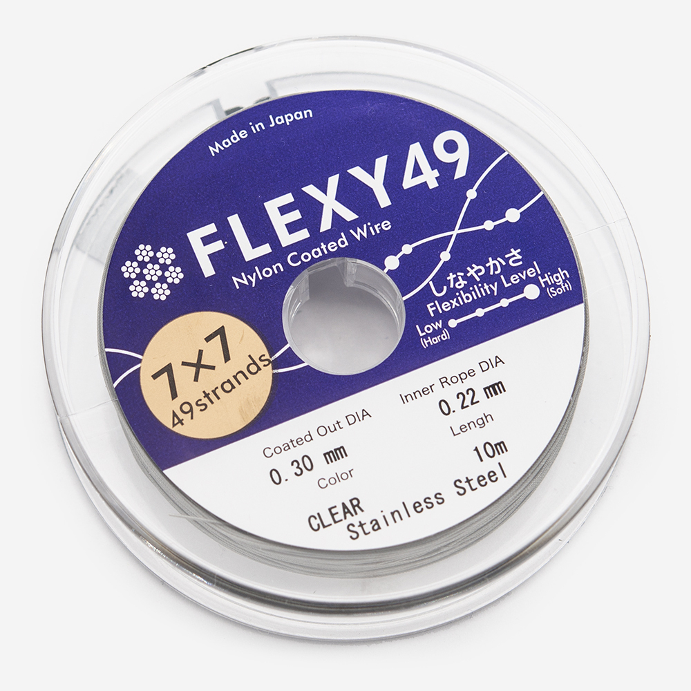 Японский ювелирный тросик FLEXY 49 диаметр 0,3мм, цвет 