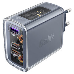 ACEFAST A45 Sparkling series PD65W GaN (2*USB-C+USB-A) charger (EU) - Cherry blossom