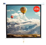 Экран для проектора S'OK SCPSW-220x220 123'' 1:1 настенно-потолочный, ручной, матовый, белый