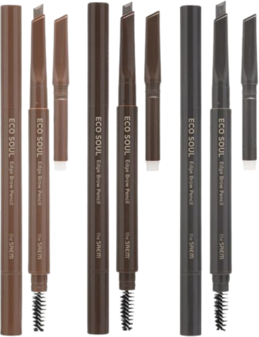 The Saem Eye Карандаш Eco Soul Edge Brow Pencil 01 Brown