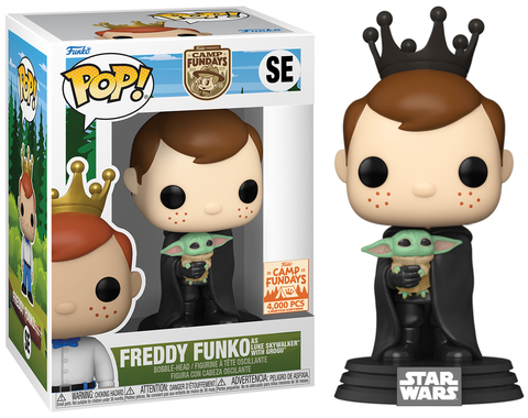 Фигурка Funko POP! Camp Fundays 2023: Freddy Funko as Luke Skywalker with Grogu (CF Exc) (SE)