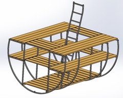 Полки для цилиндрического погреба "10" ЕЗПИ - арт.559632