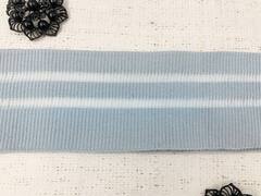 Подвязы трикотажные, ш. 6,8 см, L 97 см, серый