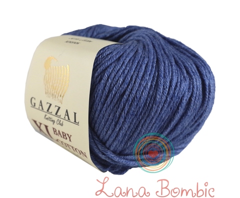 Пряжа Gazzal Baby Cotton XL 3431 джинс