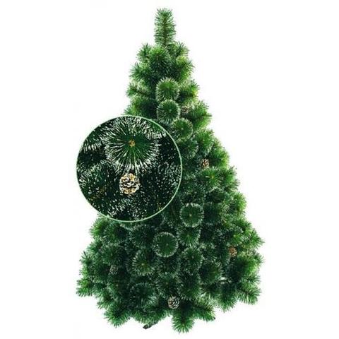 Ель искусственная, новогодняя, заснеженная со встроенной гирляндой Green Trees 35 см.