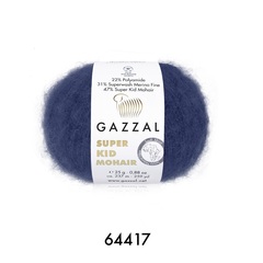 Пряжа Gazzal Super Kid Mohair цвет 64417