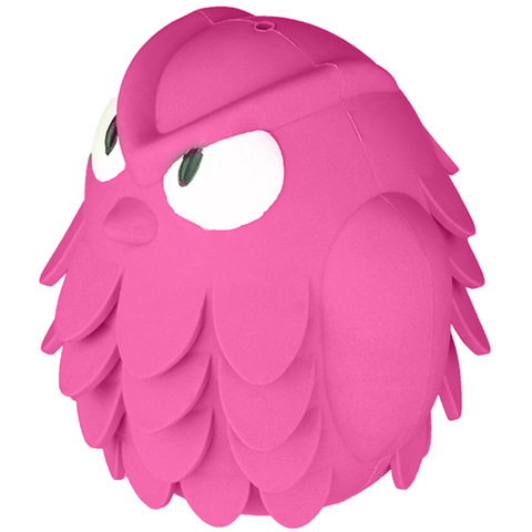 Mr.Kranch игрушка для собак Сова розовая с ароматом бекона 13 см