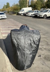 Чехол для мотоцикла БЕЗ логотип, черный, 2XL