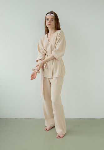 Костюм-кимоно Luxberry Муслин и комфорт экрю