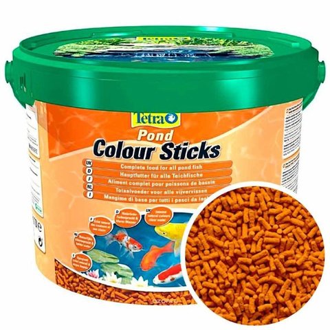Корм Tetra Pond Colour Sticks 10л (ведро)