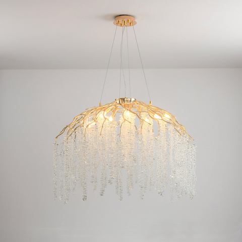 Люстра Coral Crystals Cascade Gold