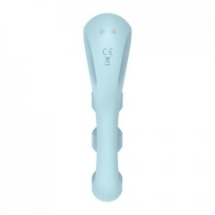 Мультифункциональный вибратор для тройной стимуляции Satisfyer Tri Ball 2 голубой