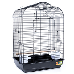 Triol клетка 6005 для птиц, эмаль, черная, 475*360*680мм
