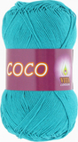 Пряжа Vita Coco 4315 т.зеленая бирюза