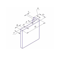 Купить Наличник телескопический влагостойкий Kapelli
