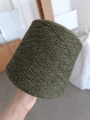 Арт. 401 Зеленый меланж Ягнёнок 100% NOVETEX, 750 м./100гр