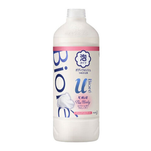 KAO Biore U Foaming Body Wash Pure Savon - Мыло-пенка для душа с букетным ароматом