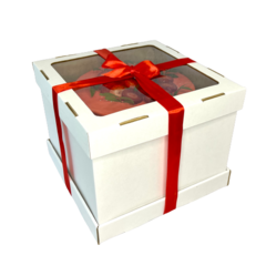 Короб для торта Strong Window White 30*30*30