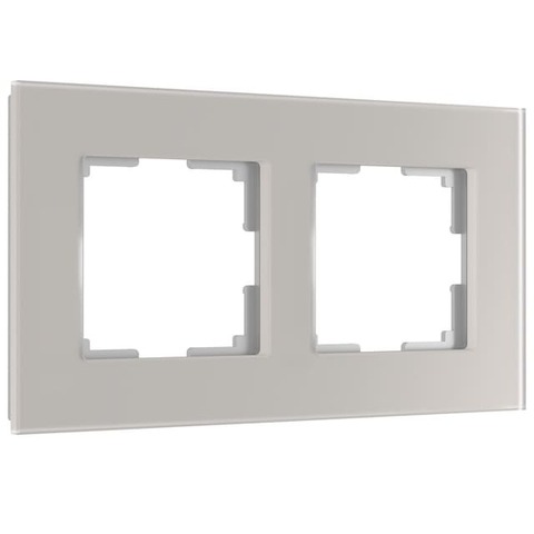 Рамка на 2 поста. Цвет Дымчатый soft-touch. Werkel(Веркель). Senso. a067415 / W0023117