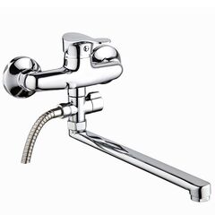 Смеситель для ванны, РМС, с картриджем, хром, SL86-006