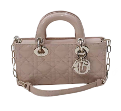 Сумка Dior Lady D-joy, модель маленького формата бледно-розовый