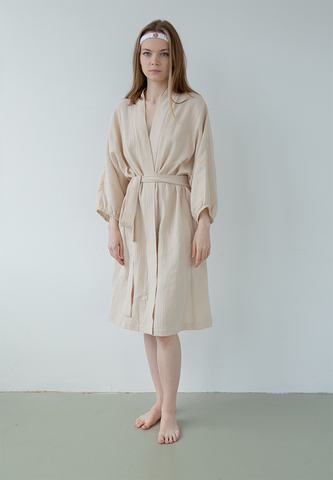 Халат Luxberry Муслин и комфорт экрю