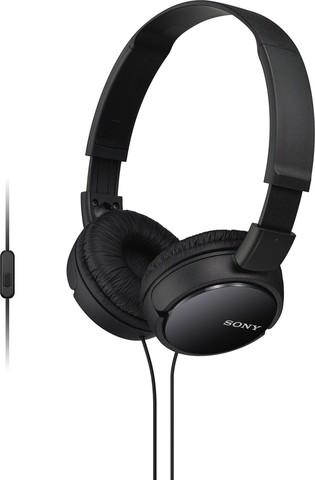 MDR-ZX110APB наушники Sony с микрофоном, черные