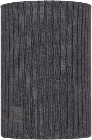 Картинка шарф-труба Buff Neckwarmer Knitted Comfort Norval Grey - 1