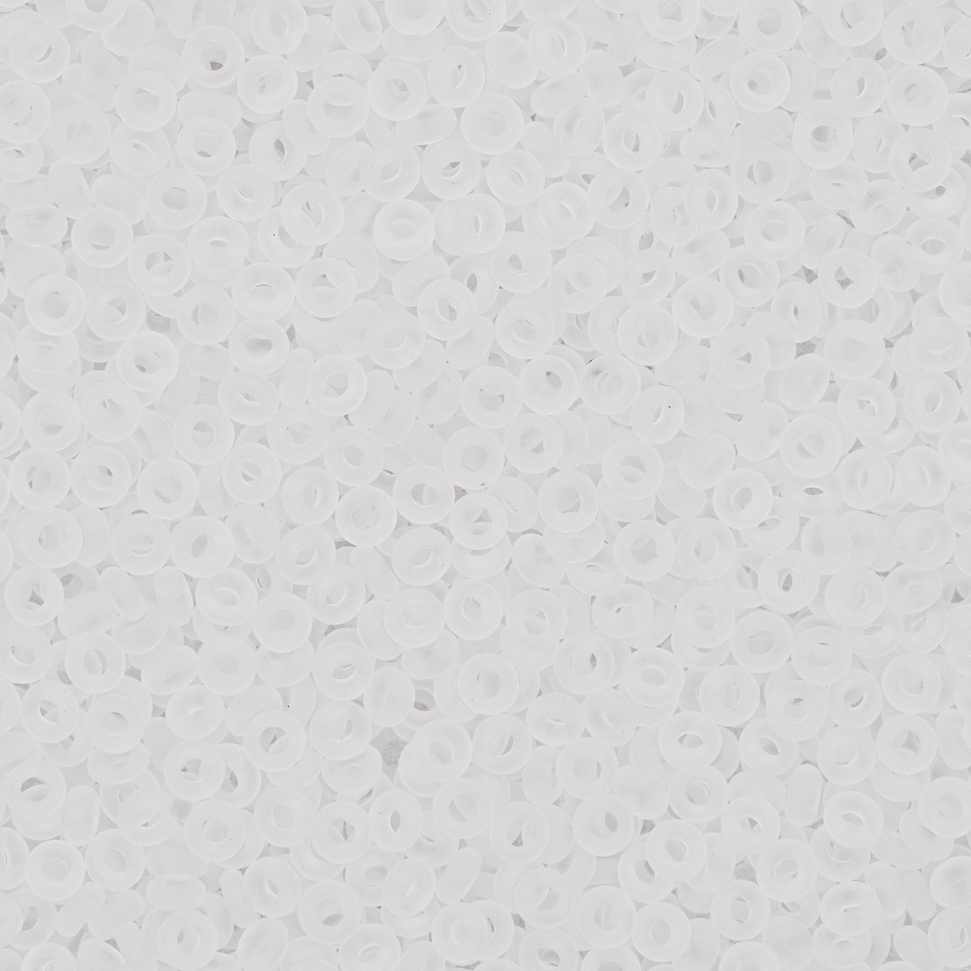 Японский бисер TOHO Demi 11/0 (№1F), прозрачный матовый