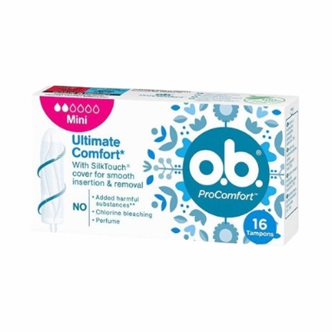 Тампоны OB ProComfort Mini 16 шт ТУРЦИЯ