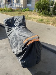 Чехол для мотоцикла БЕЗ логотип, черный, 2XL