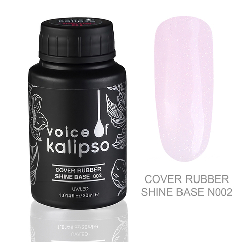 Voice of Kalipso Камуф. каучук. база с шиммером 002, 30мл