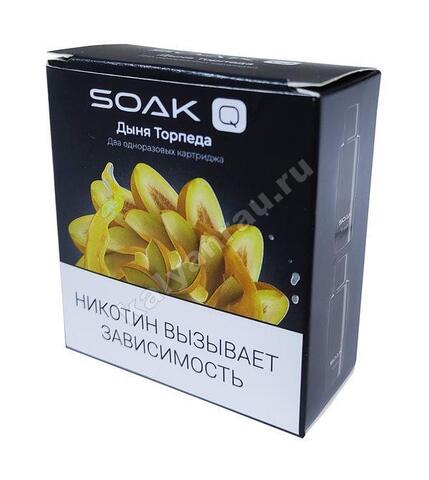 Картриджи SOAK Q 1500 затяжек - Дыня Торпеда (Torpedo)