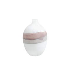 Ваза Flowing white vase B