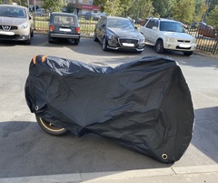 Чехол для мотоцикла БЕЗ логотип, черный, 2XL