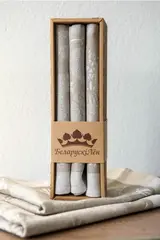 Комплект из 3-х полотенец "Белорусский лён" (Оберег) 49*70