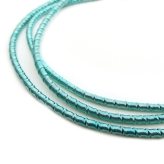 Канитель мягкая, фигурная KAN/LB, 2 мм, матовый, морская волна