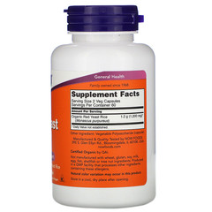 Now Foods, Красный ферментированный рис, 600 мг, 120 растительных капсул