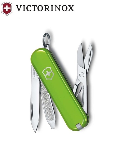 Нож-брелок Victorinox Classic SD Colors, Smashed Avocado (0.6223.43G)