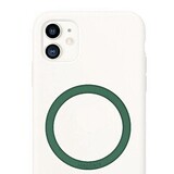 Силиконовая пластина кольцо для магнитного держателя MagSafe (Зеленый)