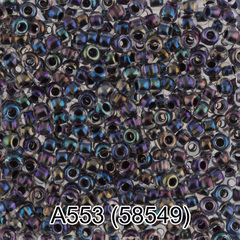 Бисер Чехия "GAMMA" круглый 1 10/0 2.3 мм A553 бензиновый ( 58549 )