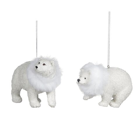 Мишки 2шт 7.5см Goodwill белые в ассортименте