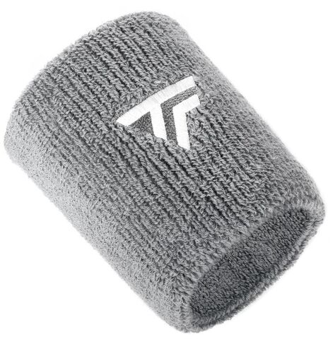 Теннисные напульсники Tecnifibre Wristbands XL - silver