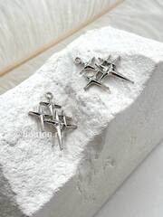 Подвеска серебристая 