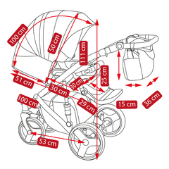 Детская коляска Camarelo PIRO 2 в 1 (PR-2)