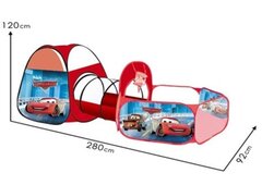 Детская палатка тоннель Тачки, 280*92*120